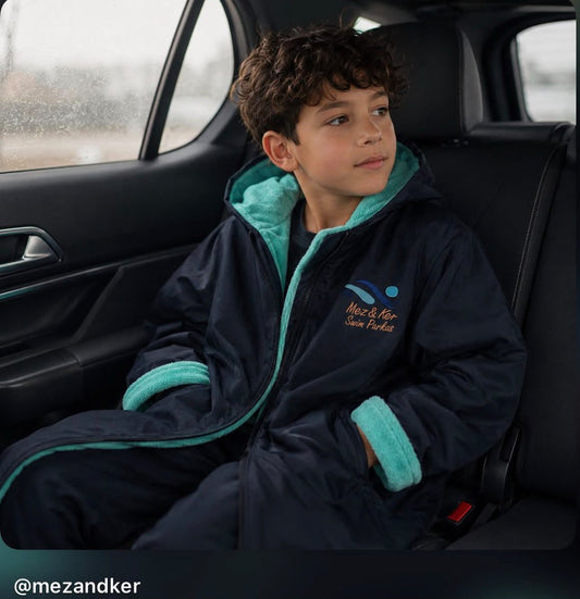 Kids Swim Parka – Pistachio | Mez&Ker